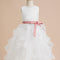 Robe De Princesse Blanche Volants