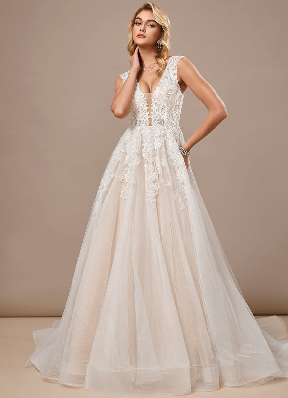 Robe De Mariee Princesse Tulle - gallery 1
