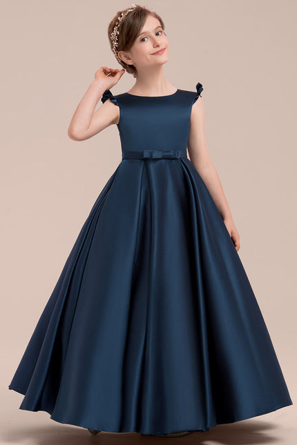 Robe De Princesse Satinée Grise