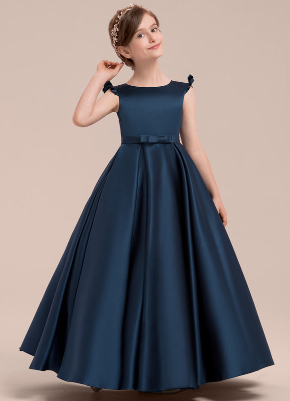 Robe De Princesse Satinée Grise