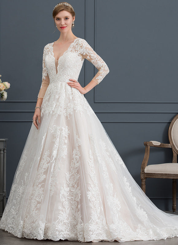 Robe De Princesse Nuptiale Brodée - gallery 7