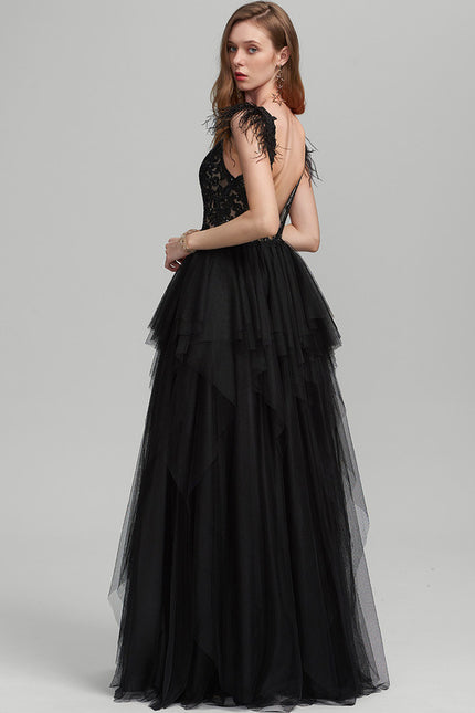 Robe De Princesse Noire Volumineuse - gallery 2