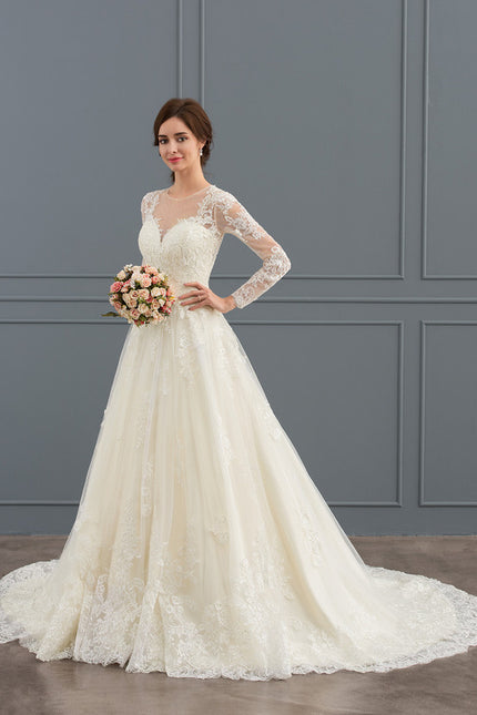Robe De Princesse Élégance Florale - gallery 2