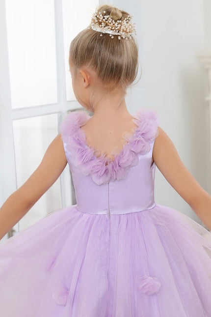 Robe De Princesse Lilas Évasée - gallery 5