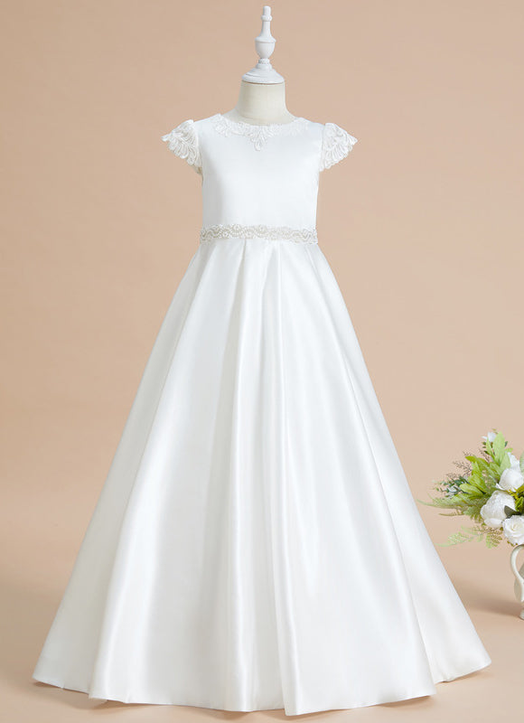 Robe De Princesse De Cérémonie Blanche