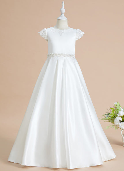 Robe De Princesse De Cérémonie Blanche