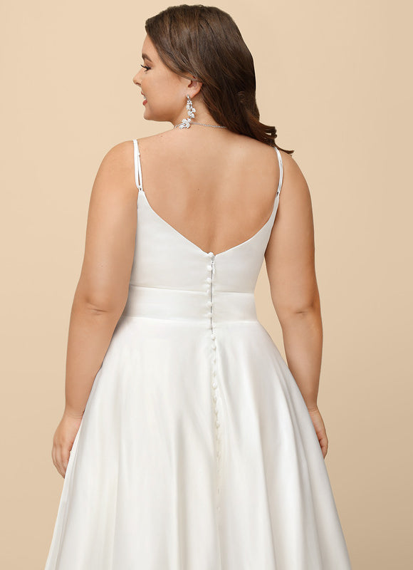 Robe De Princesse Satinée Simple - gallery 8